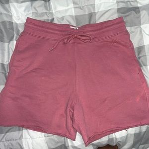 Pink Hollister sweat shorts
